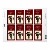 ぶどうワインラベル ラベル (フルシート)