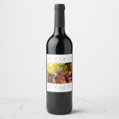 ぶどうワインラベル ワインラベル (正面)
