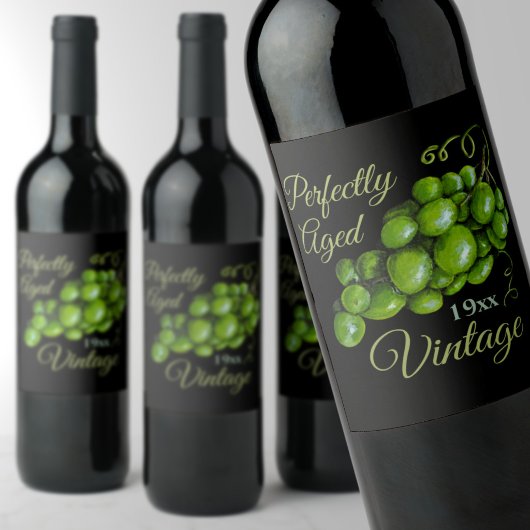 ぶどうワインラベル ワインラベル