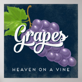 ぶどうヴィンテージフルーツラベルポスター ポスター
