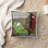 ぶどう分解食おもしろい品、ワイン&結婚漫画 クッション (ブランケット)