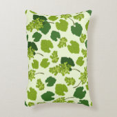 ぶどう及びぶどう葉の模様 アクセントクッション (正面(垂直))