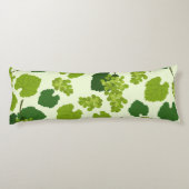 ぶどう及びぶどう葉の模様 ボディピロー (裏面)