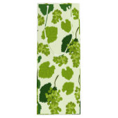 ぶどう及びぶどう葉の模様 ワインギフトバッグ (裏面)