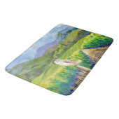 ぶどう園のフクロウ バスマット (アングル)