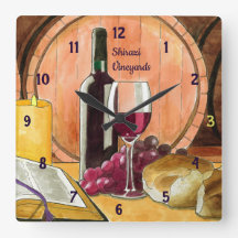 ぶどう園のワインとパンパーソナライズされた