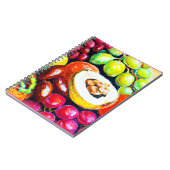 ぶどう果実の美しい絵画混合物。買今 ノートブック (左側)