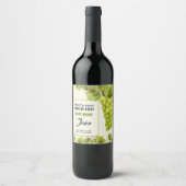 ぶどう果実酒ラベル ワインラベル (正面)