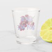 ぶどう果汁のショット ショットグラス (裏面)