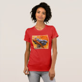 ぶどう畑の熟した葡萄 Tシャツ (正面フル)