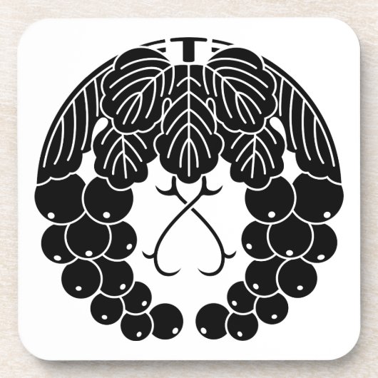 ぶどう紋 コースター (正面)