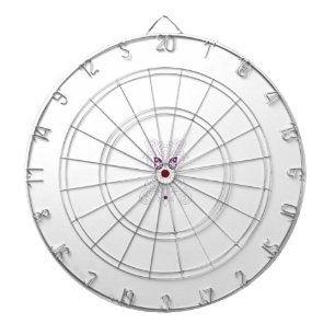 ぶどう紫、ぶどう、蜂蜜の花飾り ダーツボード
