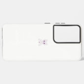 ぶどう紫、ぶどう、蜂蜜の花飾り SAMSUNG GALAXYケース (左側面)