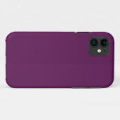 ぶどう紫 Case-Mate iPhoneケース (裏面(横))