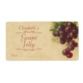 ぶどう缶詰ラベル ラベル (正面)