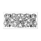 ぶどう葉つる植物スタンプ ラバースタンプ (インプリント)