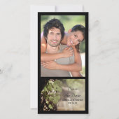 ぶどう葉ズヴィンヤード結婚式の日付を保存 セーブザデート (正面)