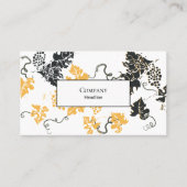 ぶどう葉 名刺 (正面)