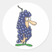ぶどう衣装 ラウンドシール (正面)