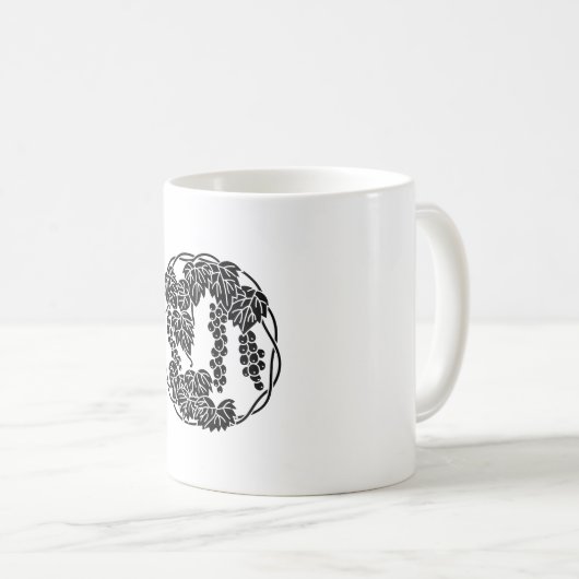 ぶどう輪 コーヒーマグカップ (正面右)