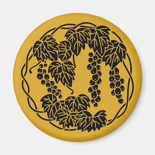 ぶどう輪 マグネット (正面)