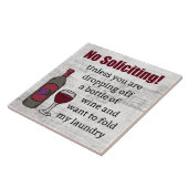 ぶどう酒をあなたは落とさない限り勧誘をしない タイル (側面)