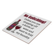 ぶどう酒をあなたは落とさない限り勧誘をしない タイル (側面)