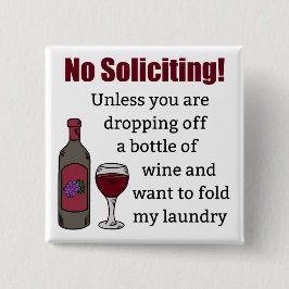 ぶどう酒をあなたは落とさない限り勧誘をしない 缶バッジ