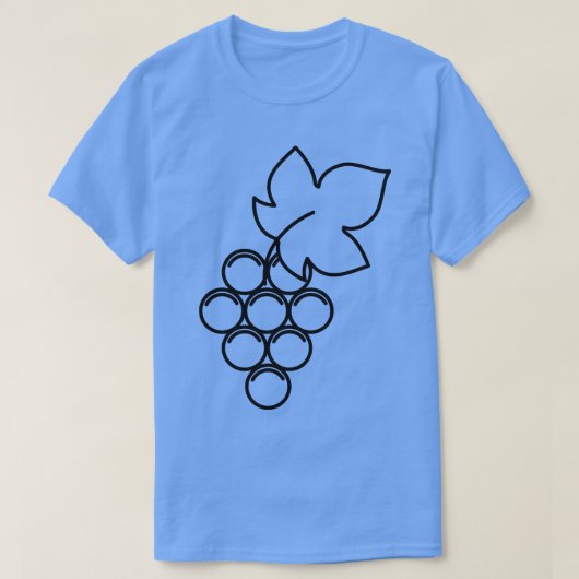 ぶどう1 Tシャツ (デザイン正面)