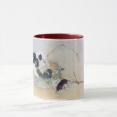 ぶどう・ねずみ渡辺聖亭 マグカップ (中央)