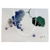 ぶどう・ねずみ渡辺聖亭 ラージペーパーバッグ (裏面)