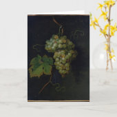 ぶどう カード (黄色い花)
