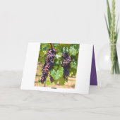 ぶどう カード (裏面)