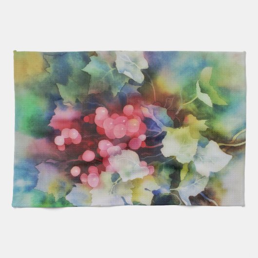 ぶどう キッチンタオル (横)