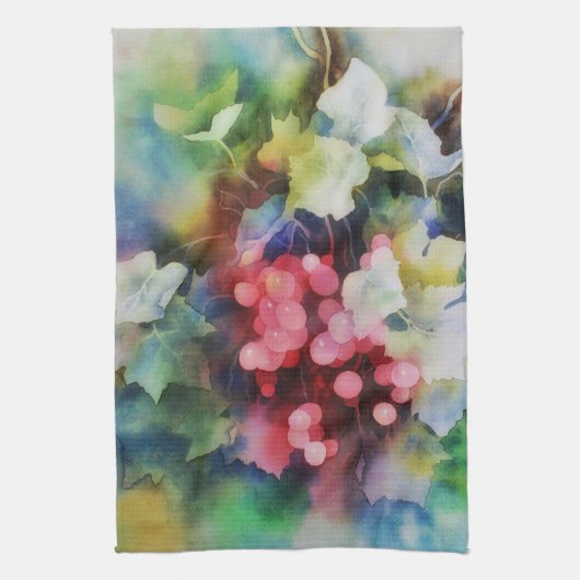 ぶどう キッチンタオル (縦)