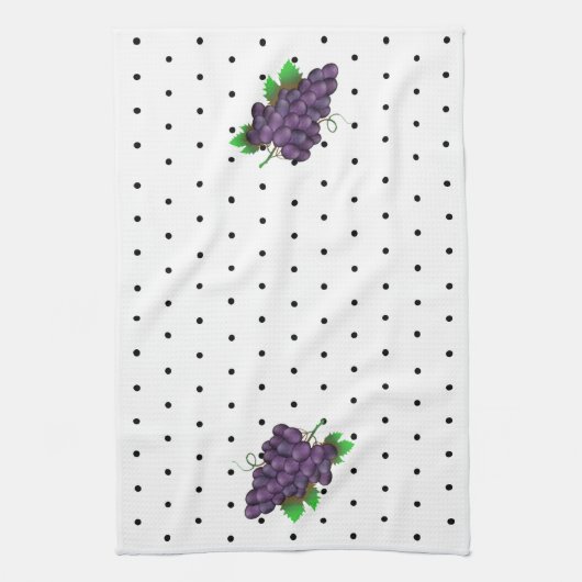 ぶどう キッチンタオル (縦)