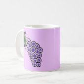ぶどう コーヒーマグカップ (正面左)