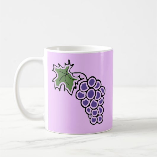 ぶどう コーヒーマグカップ (左)