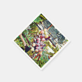 ぶどう。 スタンダードカクテルナプキン (角)