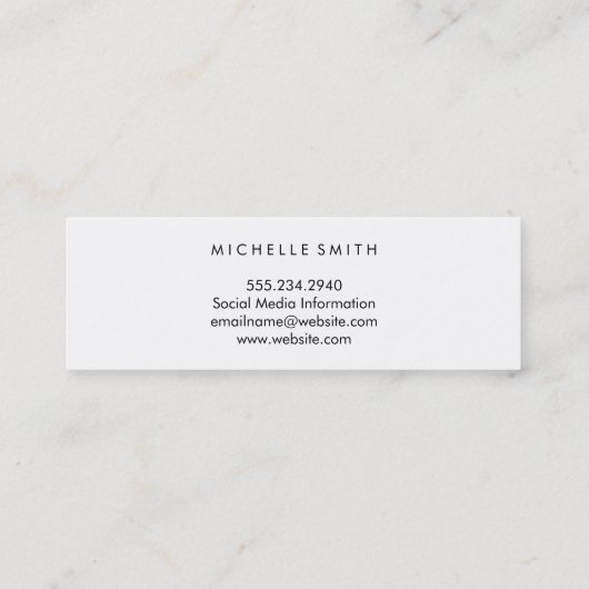 ぶどう | ブドウ畑 スキニー名刺 (裏面)