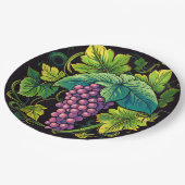 ぶどう ペーパープレート (アングル)