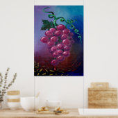 ぶどう ポスター (キッチン)