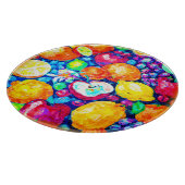 ぶどう、リンゴ、柑橘類絵画の果実。買今 カッティングボード (角)