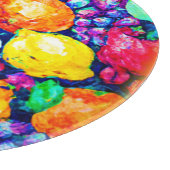 ぶどう、リンゴ、柑橘類絵画の果実。買今 カッティングボード (角)