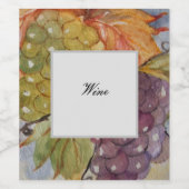 ぶどう ワインラベル (シングルラベル)