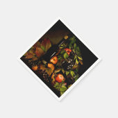 ぶどう、ワイン、リンゴ スタンダードカクテルナプキン (角)