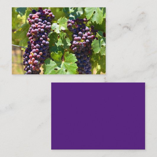 ぶどう 名刺 (正面/裏面)