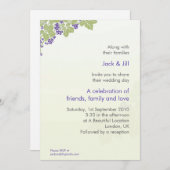 ぶどう 5x7 招待状 (正面/裏面)