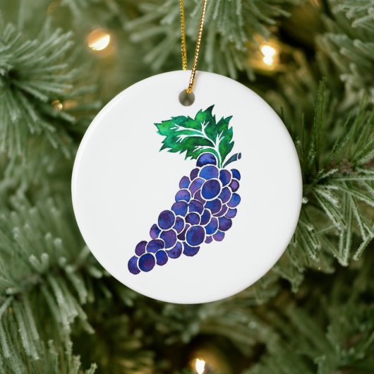 ぶどう – Jesse Tree Keepsakeオーナメント セラミックオーナメント (ツリー)