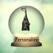 ぶら下がったこうもりスノウヴィンテージ ウィンドウサイン (シート3)